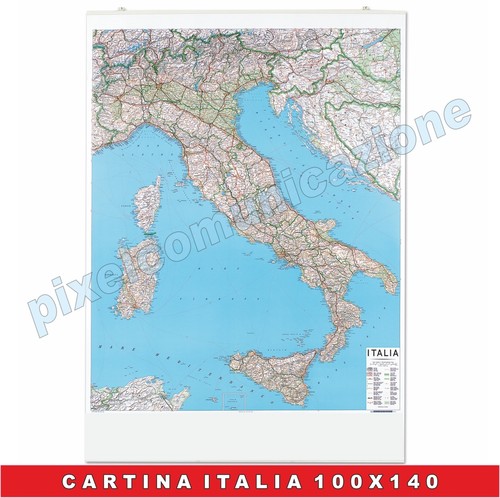 Cartina geografica italia - geografica,