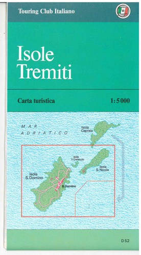 Cartina isole tremiti - isole,