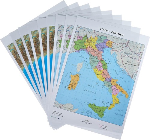Cartina geografica italia - geografica,