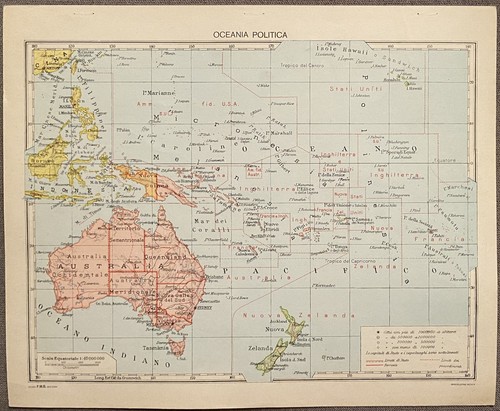 Oceania fisica politica - e,