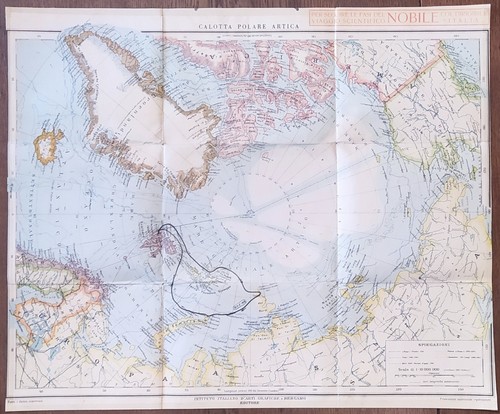 Cartina map calotta polare - calotta,