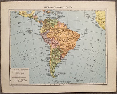 Cartina geografica anni 80 - cartina,