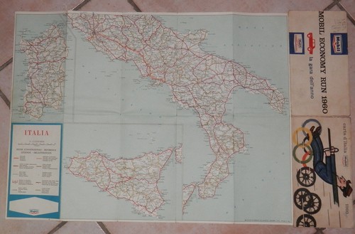 Carta italia mobil 1960 - italia,