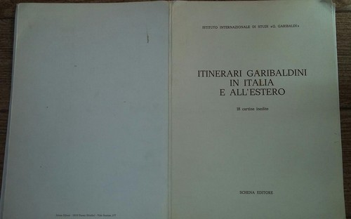 Itinerari garibaldini - itinerari, in